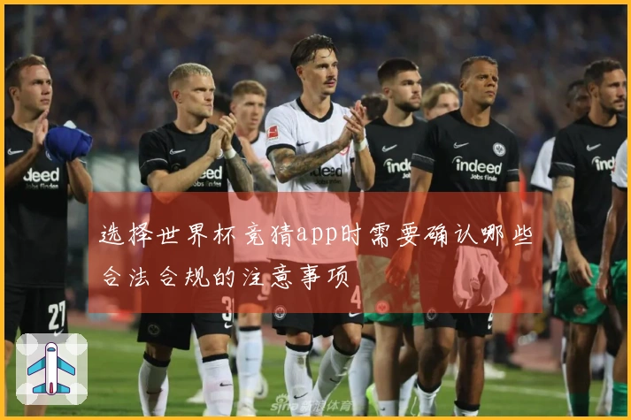 选择世界杯竞猜app时需要确认哪些合法合规的注意事项